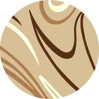 Ковер v804 - BEIGE - Круг