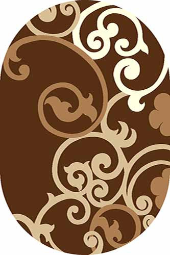Ковер v805 - BROWN - Овал