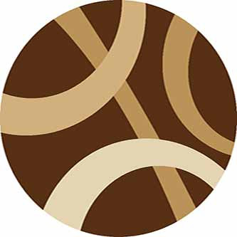 Ковер v810 - BROWN - Круг