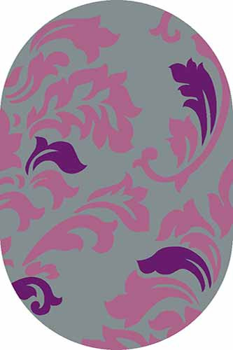 Ковер v812 - GRAY-LILAC - Овал