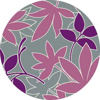 Ковер v814 - GRAY-LILAC - Круг