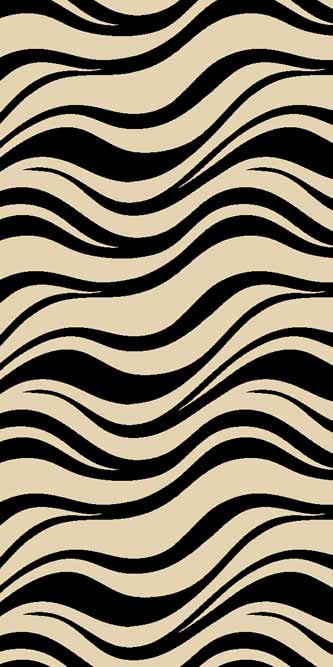 Ковер v817 - CREAM-BLACK - Дорожка
