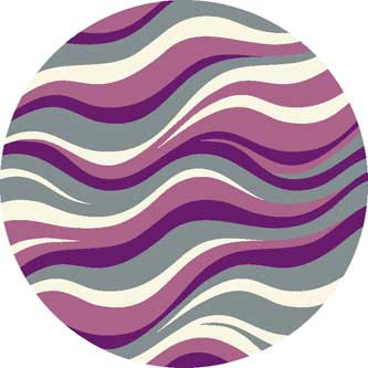 Ковер v817 - GRAY-LILAC - Круг