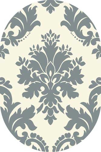 Ковер V834 - CREAM-GRAY - Овал