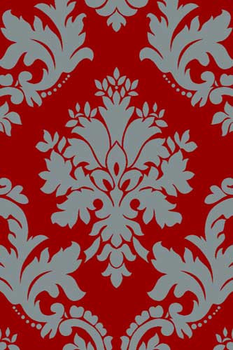 Ковер V834 - RED-GRAY - Прямоугольник