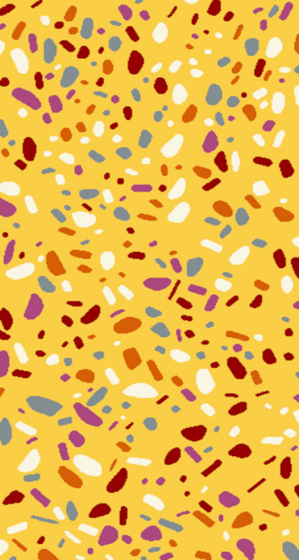 Ковер v848 - YELLOW-GRAY - Прямоугольник