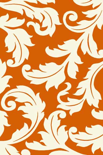 Ковер v861 - ORANGE-CREAM - Прямоугольник