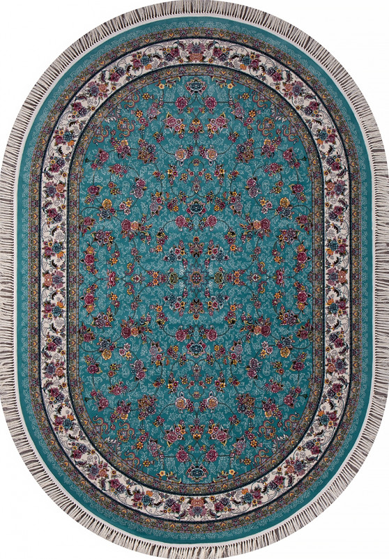 Ковер 7513 - BLUE - Овал
