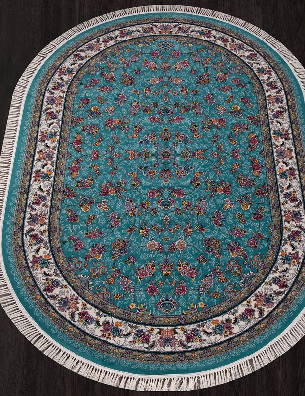 Ковер 7513 - BLUE - Овал