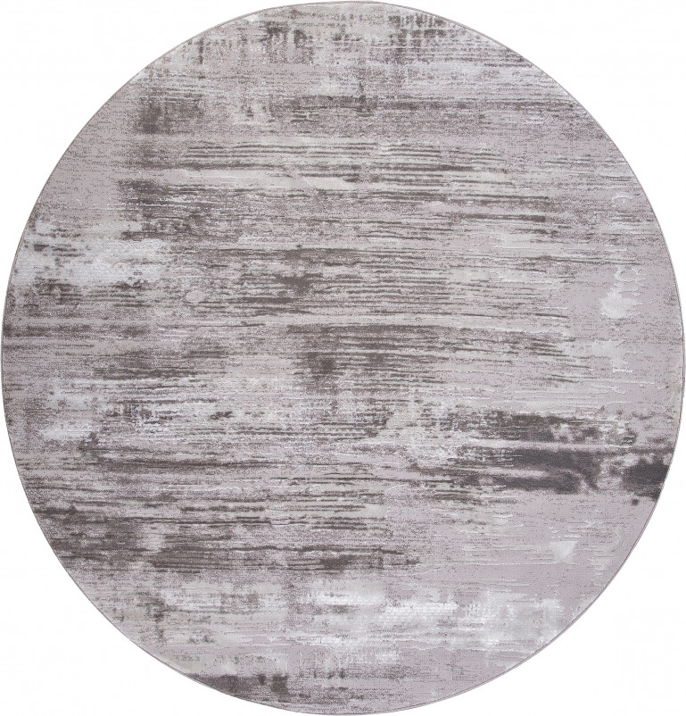 Ковер 0129WD - GREY / P.GREY - Круг