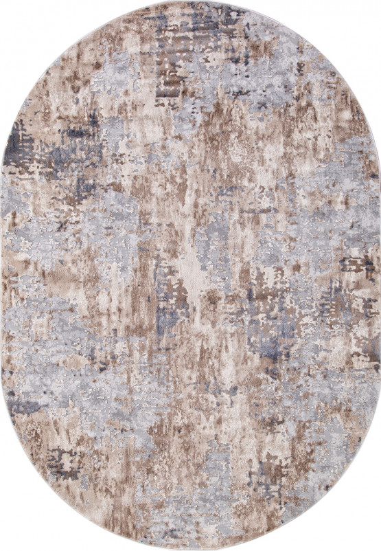 Ковер 15452A - BEIGE / GREY - Овал