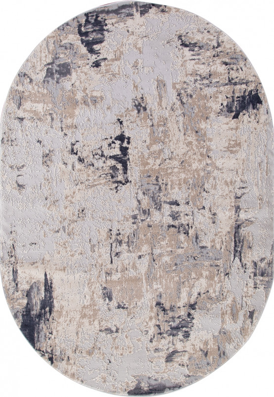 Ковер 15456A - BEIGE / GREY - Овал