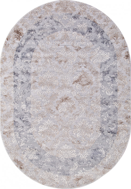 Ковер 15503A - BEIGE / GREY - Овал
