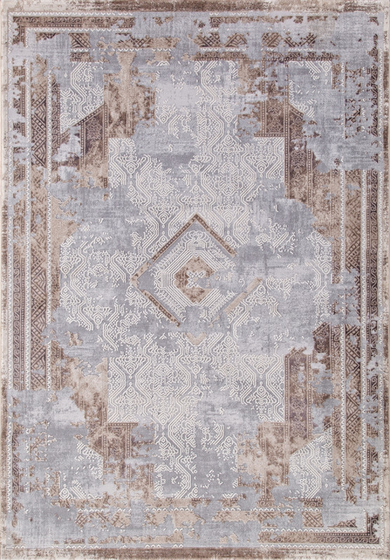 Ковер 17495A - GREY / BEIGE - Прямоугольник