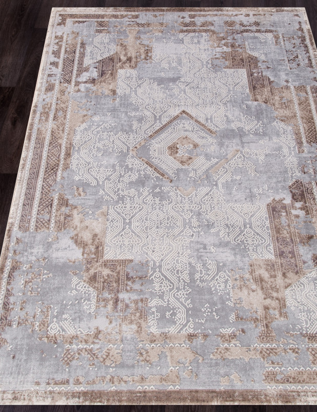 Ковер 17495A - GREY / BEIGE - Прямоугольник