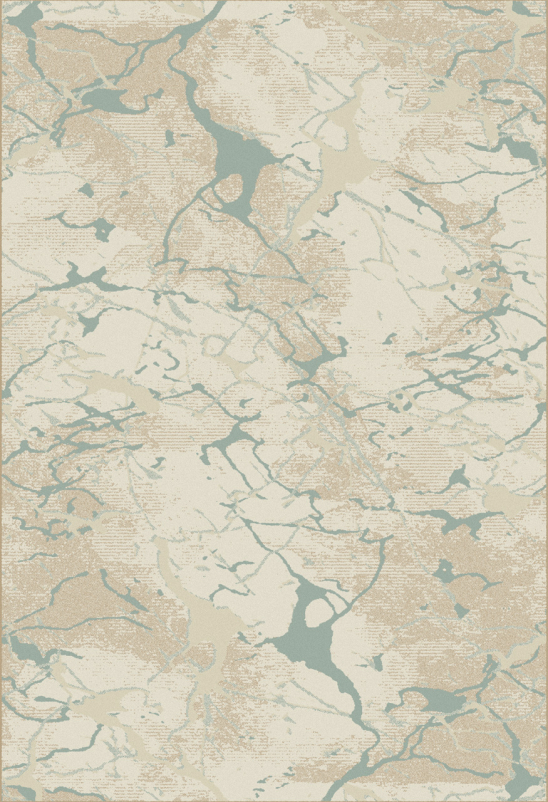 Ковер F086 - BEIGE-BLUE - Прямоугольник