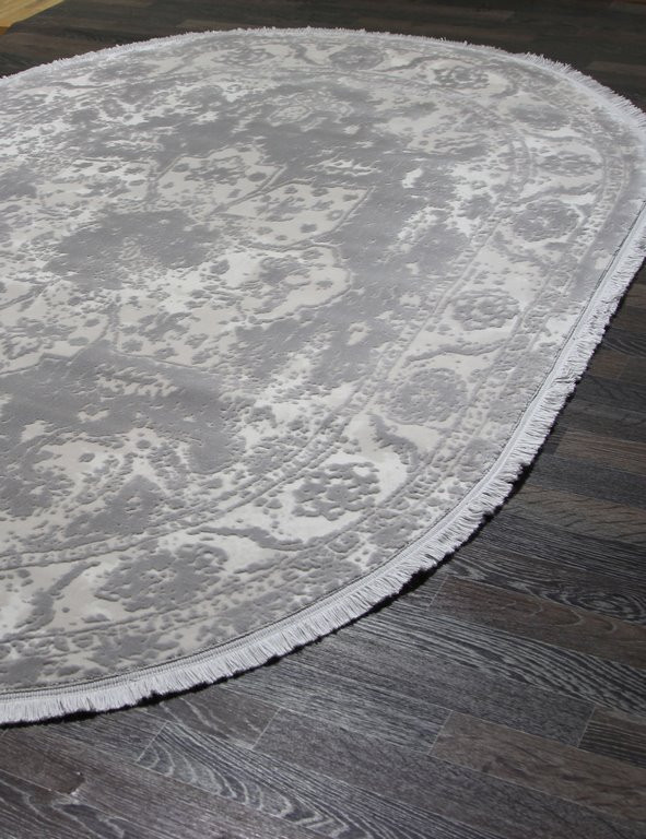 Ковер 08311G - GREY / GREY - Овал