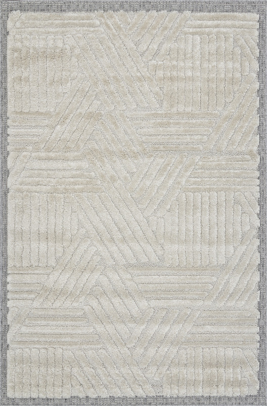 Ковер 6607A - WHITE / WHITE - Прямоугольник