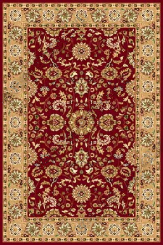 Ковер D013 - RED - Прямоугольник
