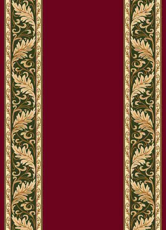Ковер D040 - RED-GREEN - Дорожка
