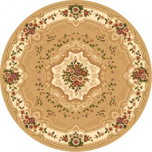 Ковер D317 - BEIGE - Круг