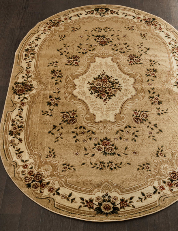Ковер D317 - BEIGE - Овал