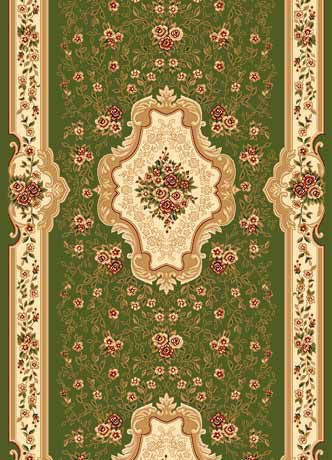 Ковер D317 - GREEN - Дорожка
