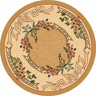 Ковер d005 - BEIGE - Круг