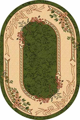 Ковер d005 - GREEN - Овал