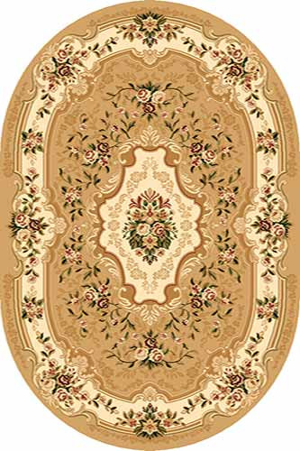 Ковер d017 - BEIGE - Овал
