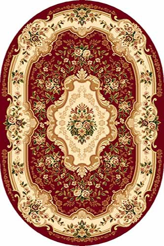 Ковер d017 - RED - Овал