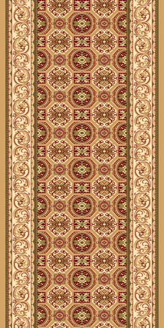 Ковер d068 - BEIGE - Дорожка