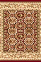 Ковер d068 - RED - Прямоугольник