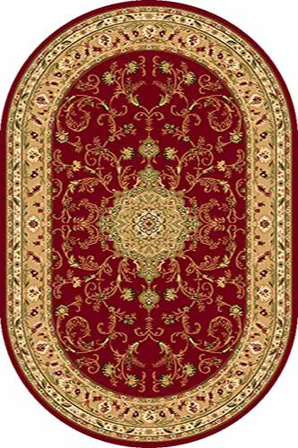 Ковер d115 - RED - Овал