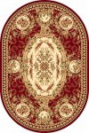 Ковер D350 - RED - Овал