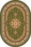 Ковер d402 - GREEN - Овал