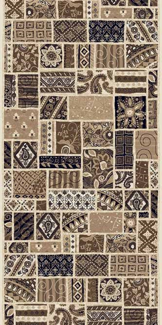 Ковер d243 - CREAM-BROWN - Дорожка