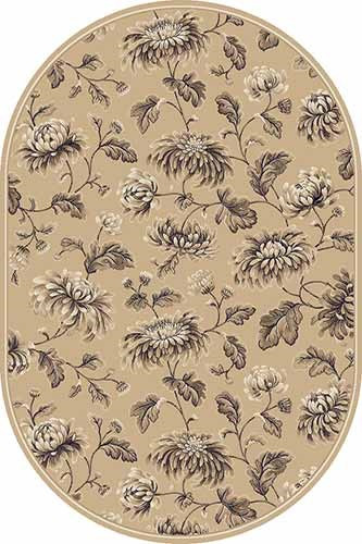 Ковер d253 - BEIGE-BROWN - Овал