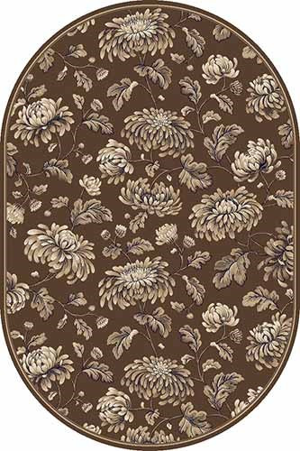 Ковер d253 - BROWN - Овал