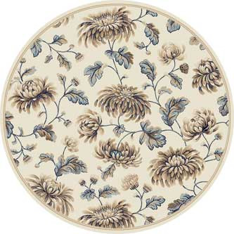 Ковер d253 - CREAM-BROWN - Круг