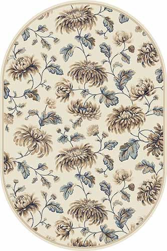 Ковер d253 - CREAM-BROWN - Овал