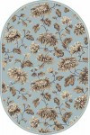 Ковер d253 - L.BLUE-BROWN - Овал