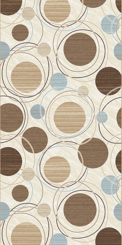 Ковер d301 - CREAM-BROWN - Дорожка