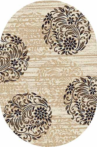 Ковер d303 - BEIGE-BROWN - Овал