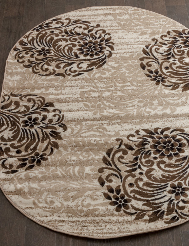 Ковер d303 - CREAM-BROWN - Овал