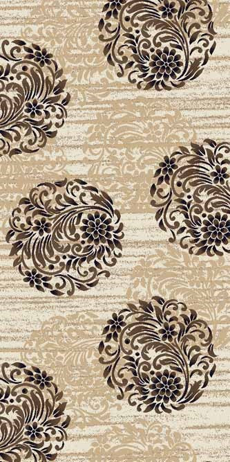 Ковер d303 - CREAM-BROWN - Дорожка