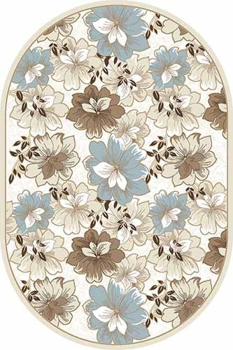 Ковер d322 - CREAM-BROWN - Овал