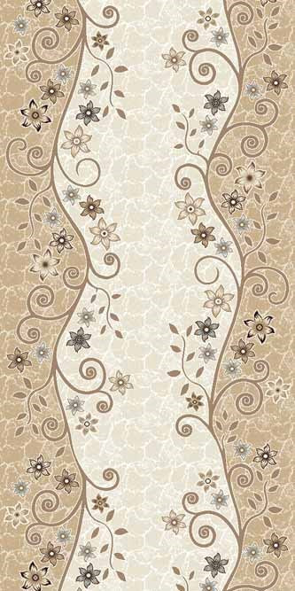 Ковер d323 - CREAM-BROWN - Дорожка