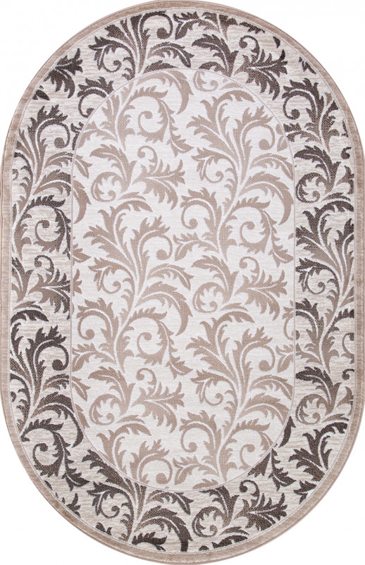 Ковер d327 - CREAM-BROWN - Овал