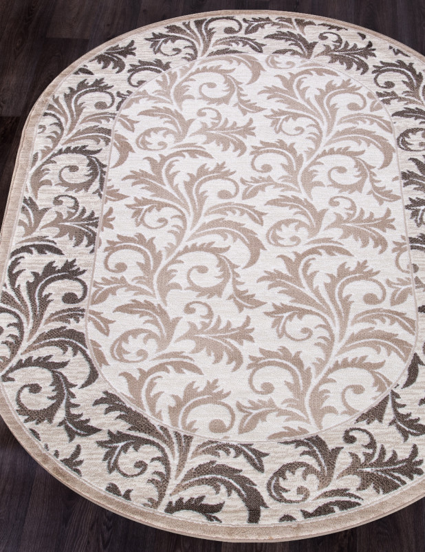 Ковер d327 - CREAM-BROWN - Овал